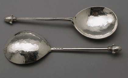 Arts and Crafts Silver Spoons - Sibyl Dunlop